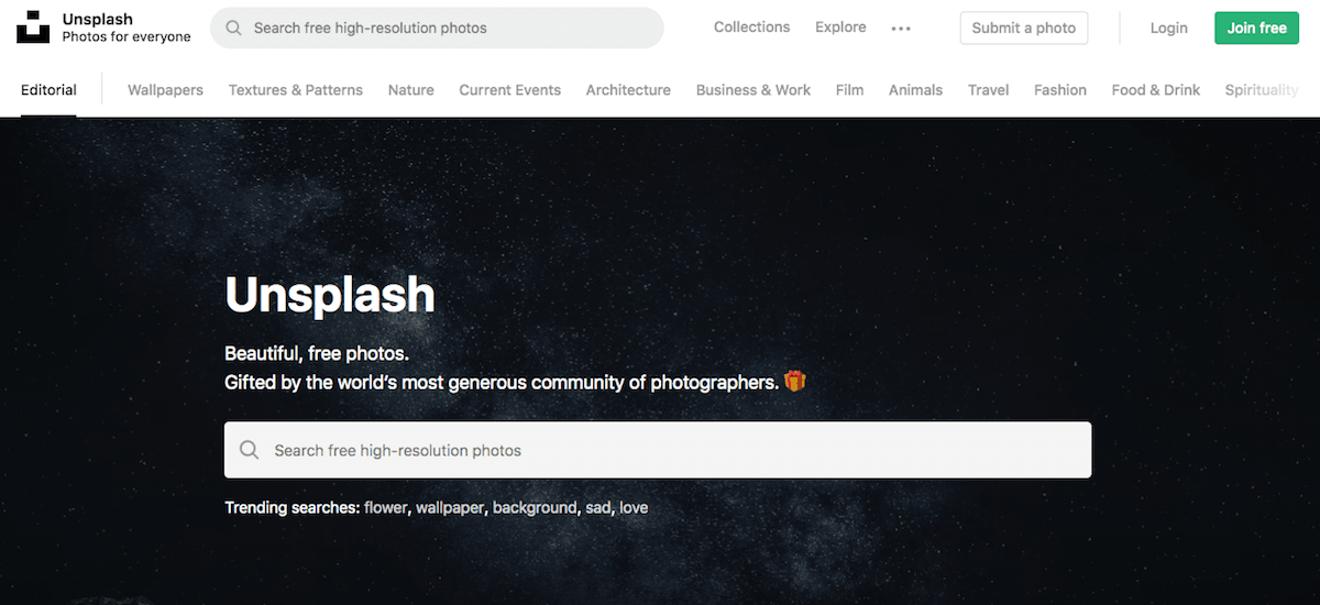 base de photo gratuite